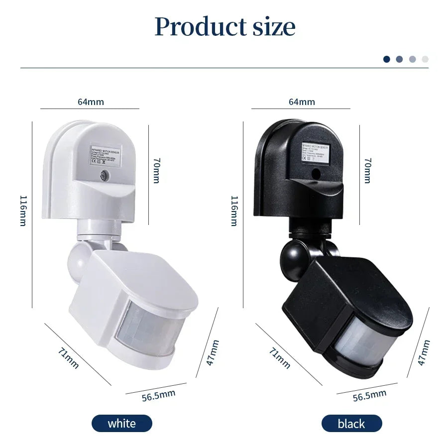 PIR Motion Sensor Switch 110V–240V 12V Adjustable – GGBEE Motion Sensor Switch SWANS