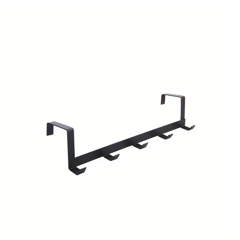 SWANS 5-Hook Over-Door Hanger for Coats, Hats & Towels Over-Door Hook Rack SWANS
