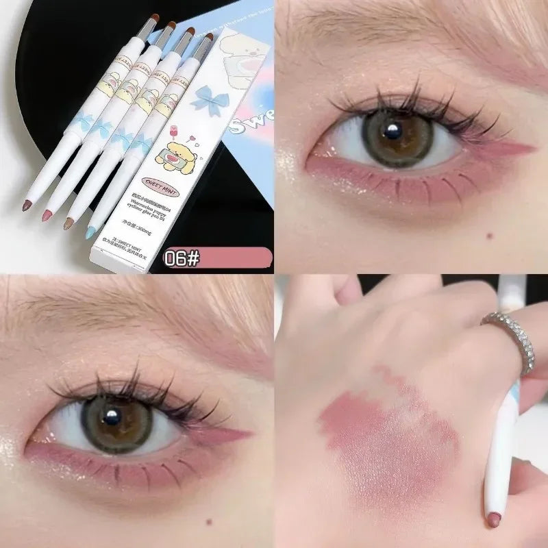 Glitter Eyeliner Gel Pen – Waterproof Dual-End Quick-Dry Liner Gel Eyeliner Pen SWANS 06