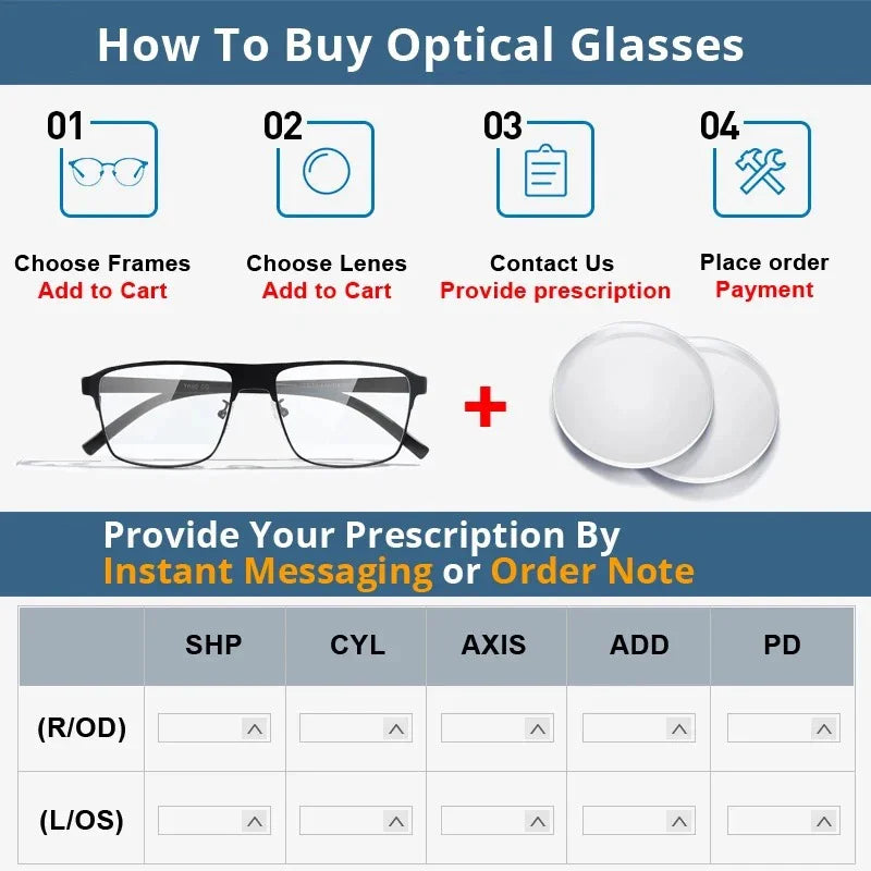TOYEARN Blue Light Blocking Prescription Lenses 1.56–1.67 Prescription Eyeglass Lenses SWANS Hyperopia 1.56