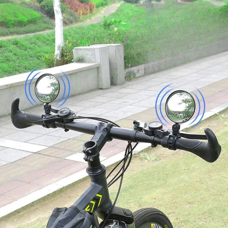 360° Adjustable Bike Rearview Mirror – Wide Angle Convex Bike Rearview Mirror SWANS