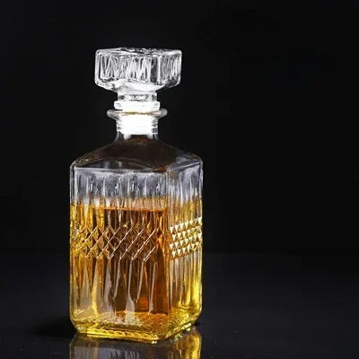 1000ml Lead-Free Glass Wine Decanter & Whiskey Carafe Glass Wine Decanter SWANS 1000ML