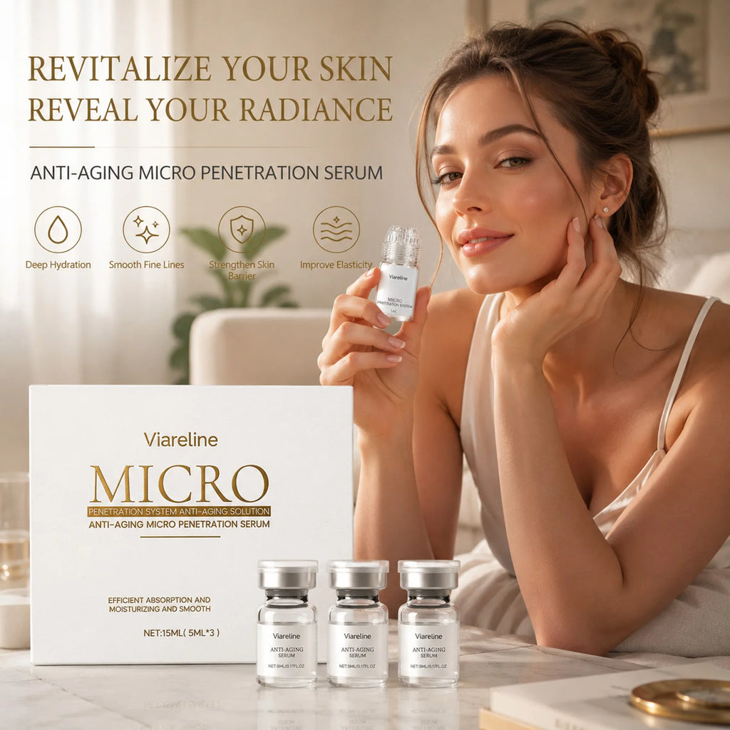 Micro Roller Serum Kit – Collagen Boost Face Firming Kit Face Serum Kit SWANS