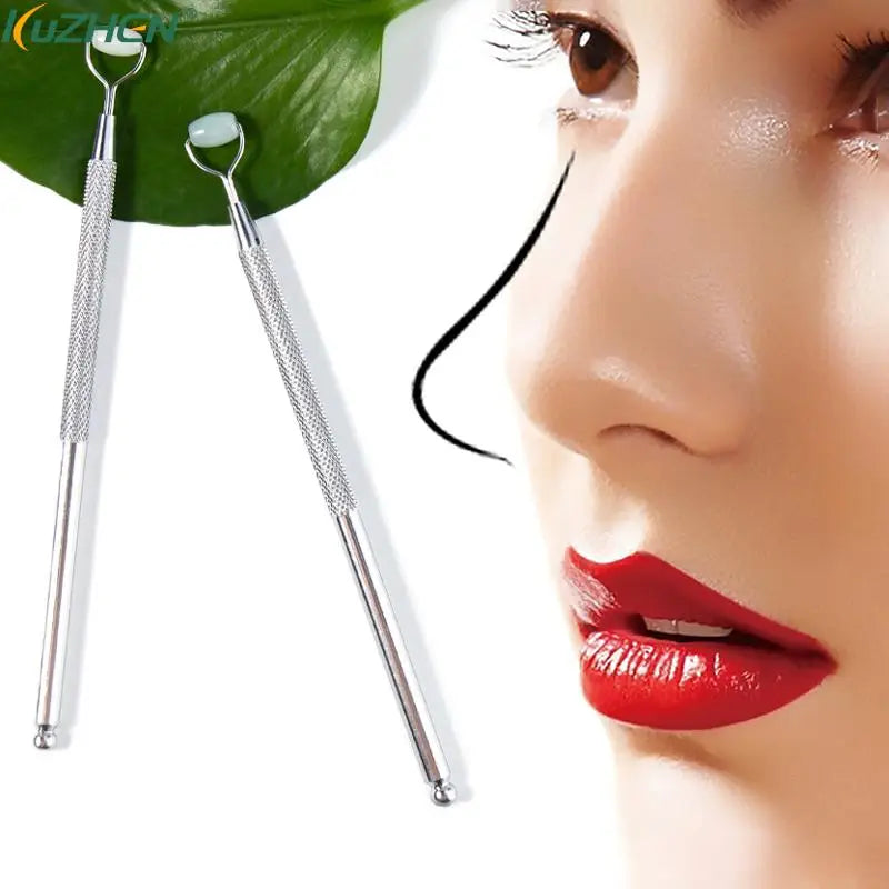 Natural Jade Roller & Gua Sha Facial Massage Set – Anti-Aging Facial Massage Tool SWANS