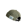 Solid Color Dome Beanie Brimless Skullcap – Unisex Hat Knit Beanie Cap SWANS green Adjustable