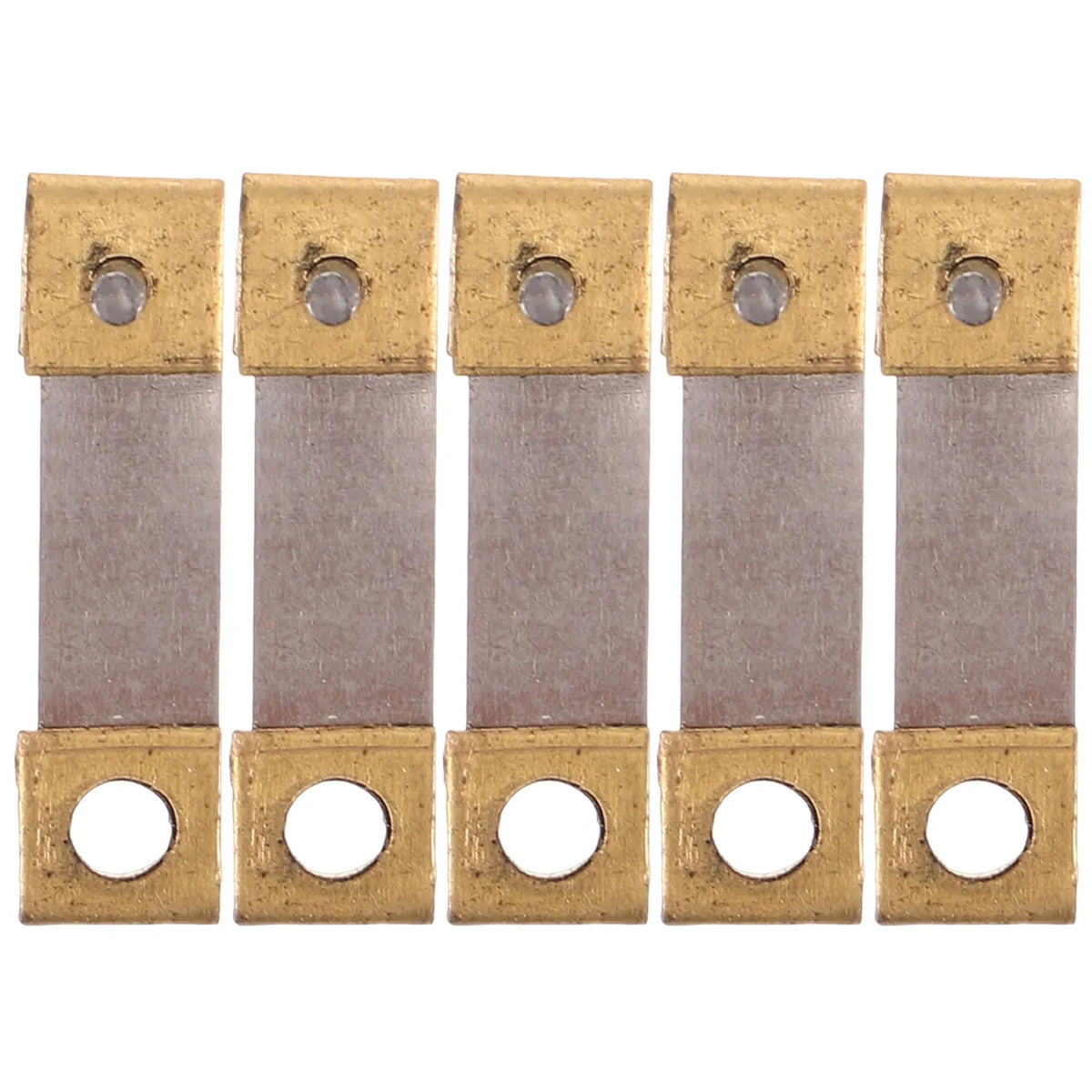 5-Pack Grandfather Clock Leaf Suspension Springs – Golden Metal Clock Replacement Part SWANS
