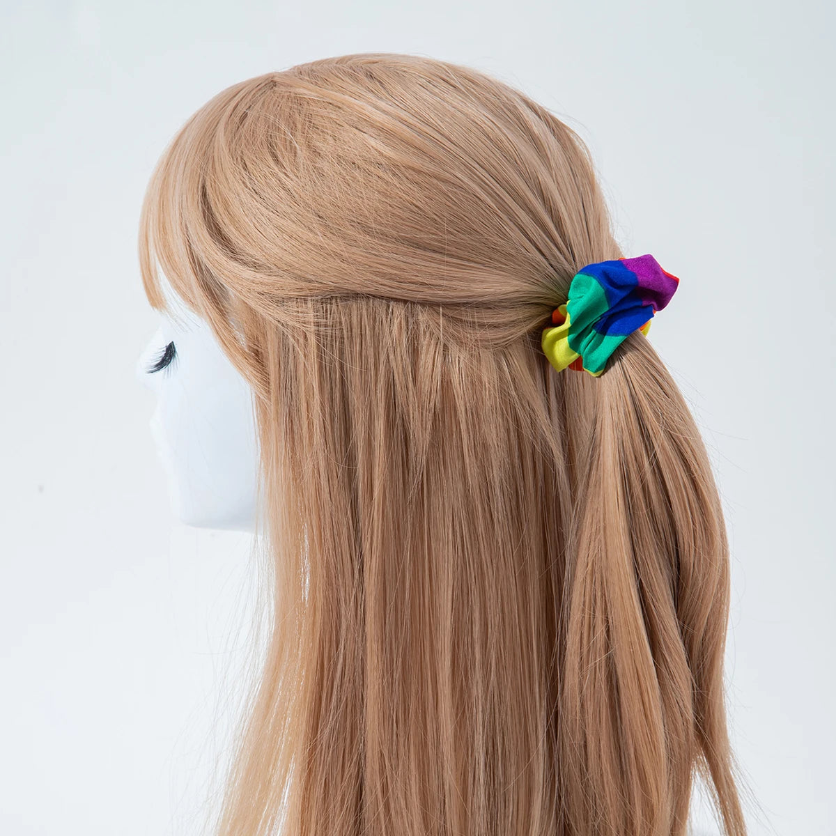 Rainbow Tropical Hair Band – Festival Style for Women & Girls Elastic Hair Band SWANS