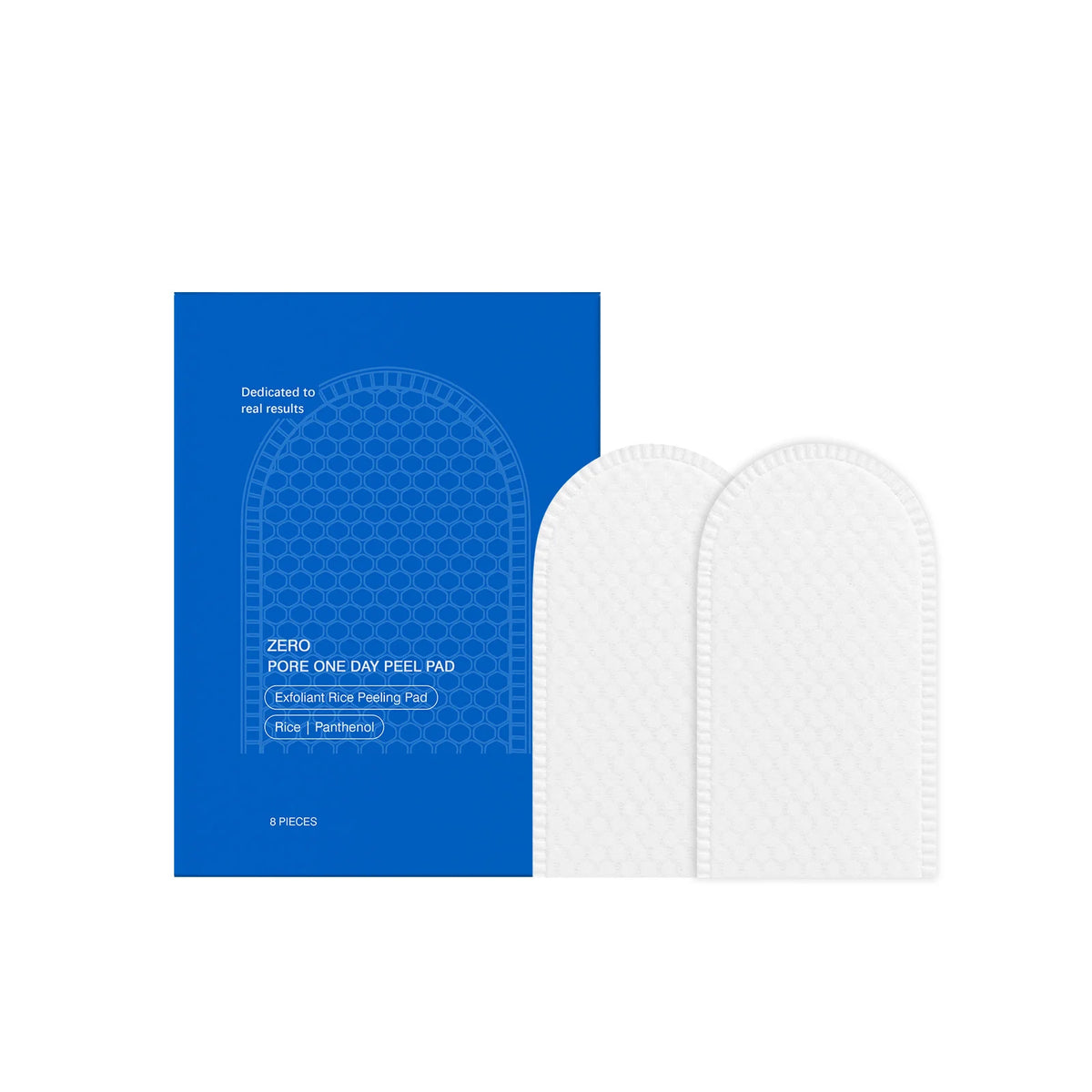 Zero Pore Dual-Texture Exfoliating Cotton Pads – 8pc Set Exfoliating Face Pads SWANS 8pcs boxed
