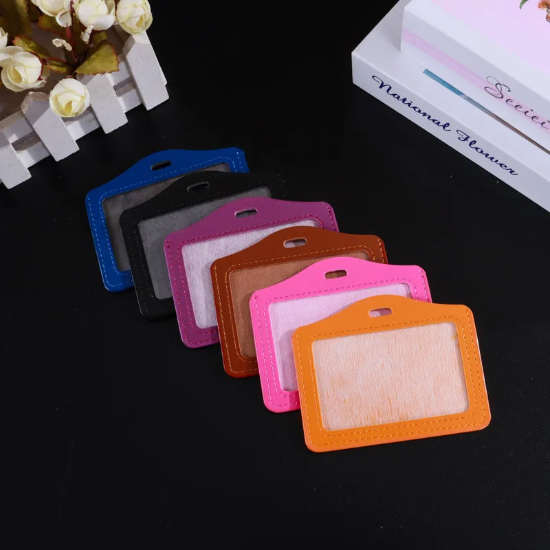 Transparent Acrylic ID Card Holder with Cartoon Keychain Card & ID Holder SWANS