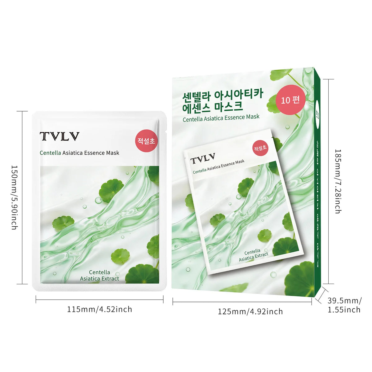 Snow Lotus Essence Facial Masks 10-Pack – 5D Deep Hydration Facial Sheet Mask SWANS
