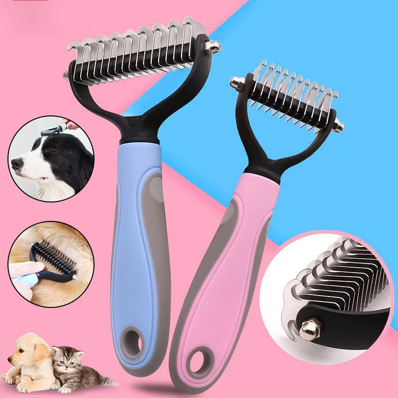 SWANS Double-Sided Pet Comb – Dog & Cat Grooming Tool Pet Grooming Comb SWANS