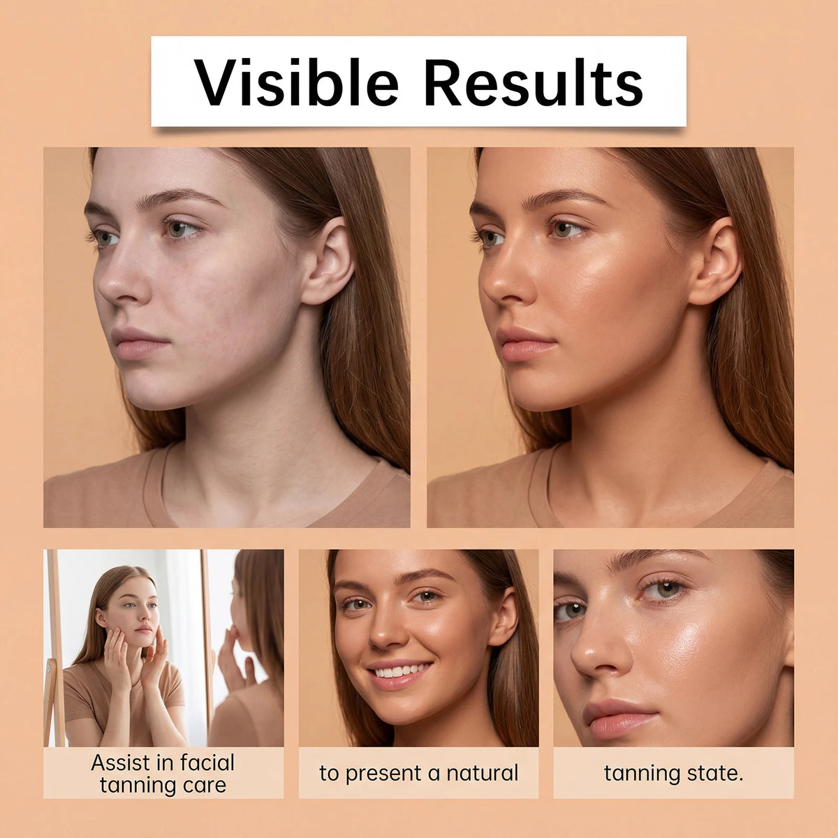 Micro-Needle Facial Self-Tanning Patch – Sun-Free Glow 7pc Self-Tanning Patch SWANS