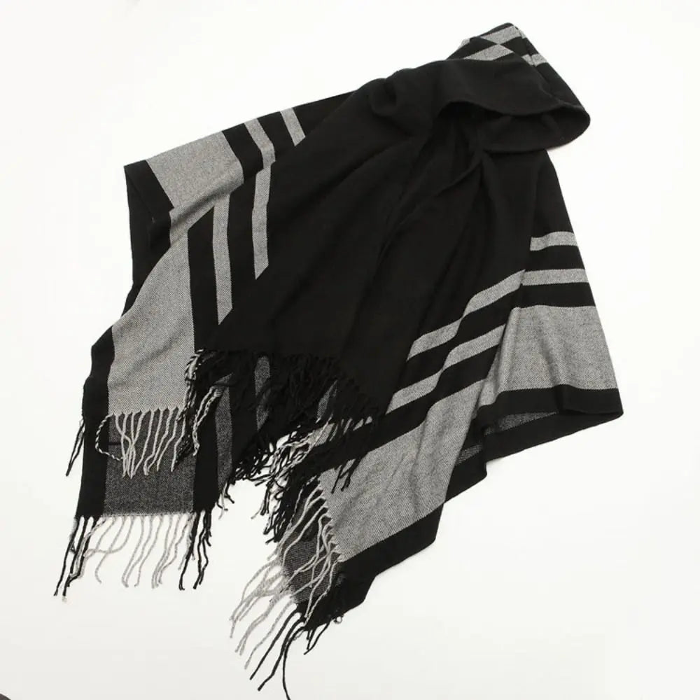 Women's Hooded Fleece Shawl – Warm Cashmere-Style Winter Wrap Hooded Shawl Wrap SWANS