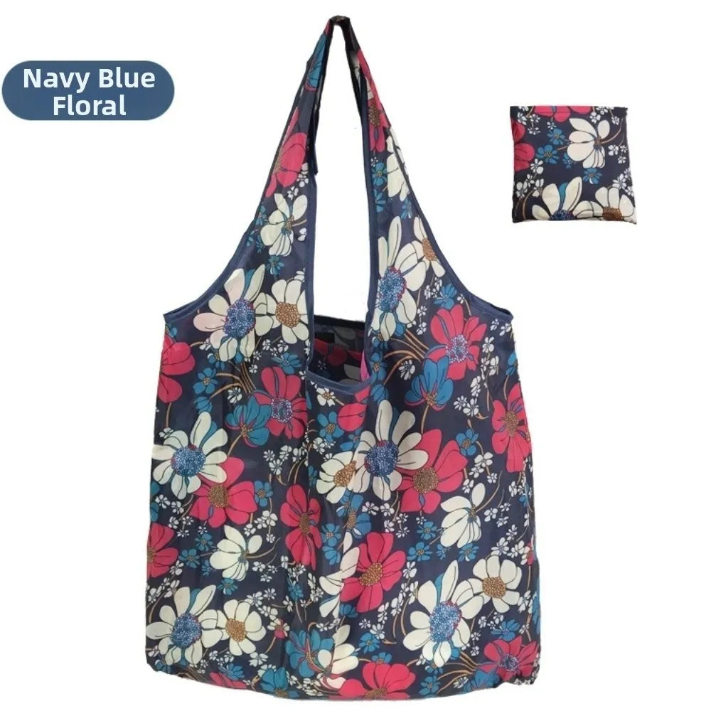 SWANS Large Foldable Reusable Shopping Bag – Heavy Duty Tote Reusable Shopping Bag SWANS 9