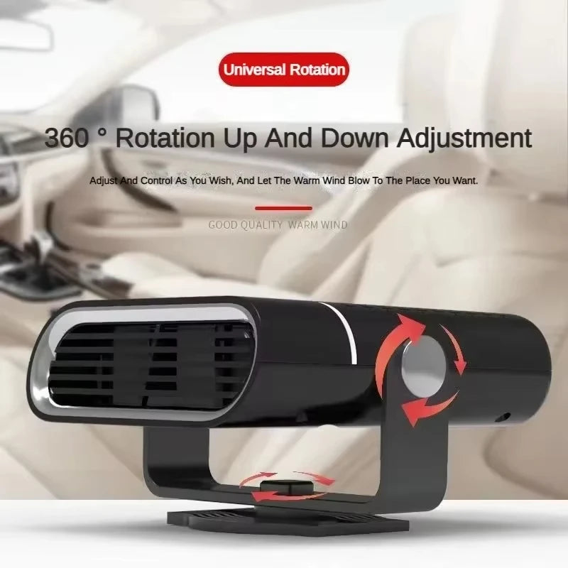 Portable Car Heater 12V/24V – Windshield Defroster & Defogger Portable Car Heater SWANS