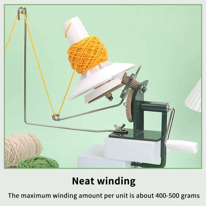 Hand Operated Yarn Ball Winder – Quiet Bobbin Winder for DIY Yarn Ball Winder SWANS