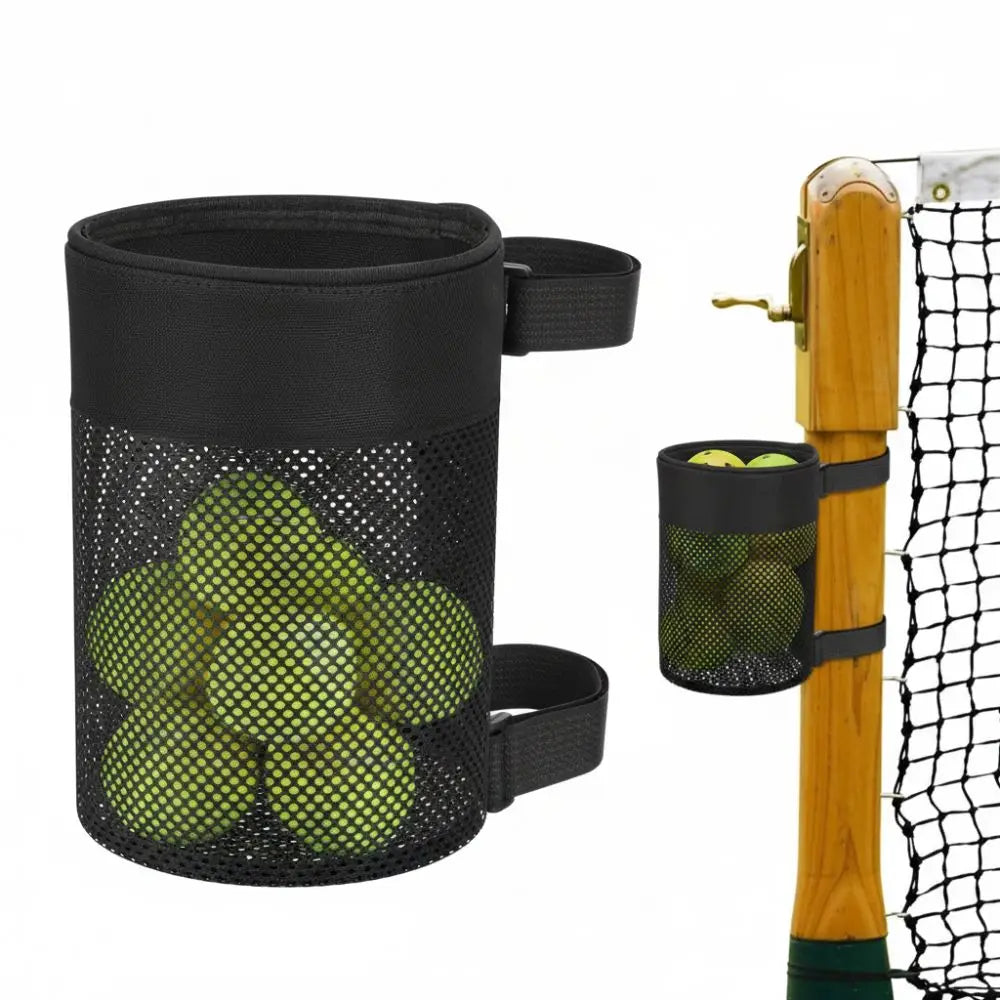 Hanging Pickleball Ball Holder – Nylon Mesh Multi-Sport Bag Ball Storage Bag SWANS
