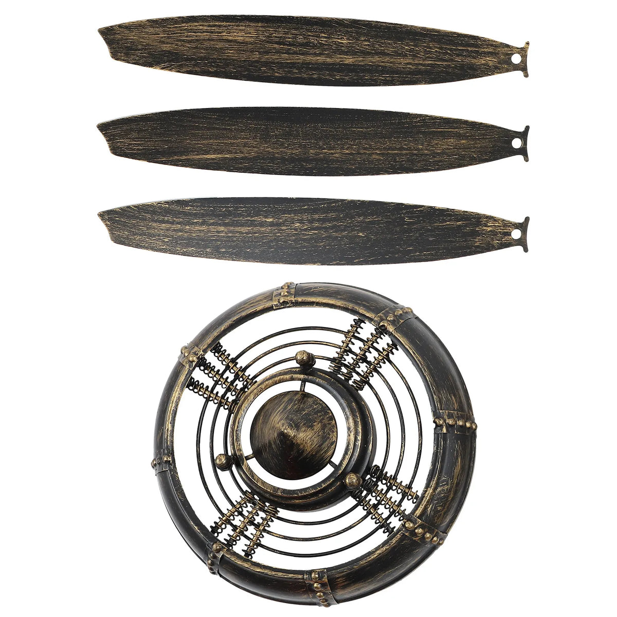 Vintage Iron Propeller Wall Decor – Retro Industrial Pendant Wall Decor Ornament SWANS Default Title
