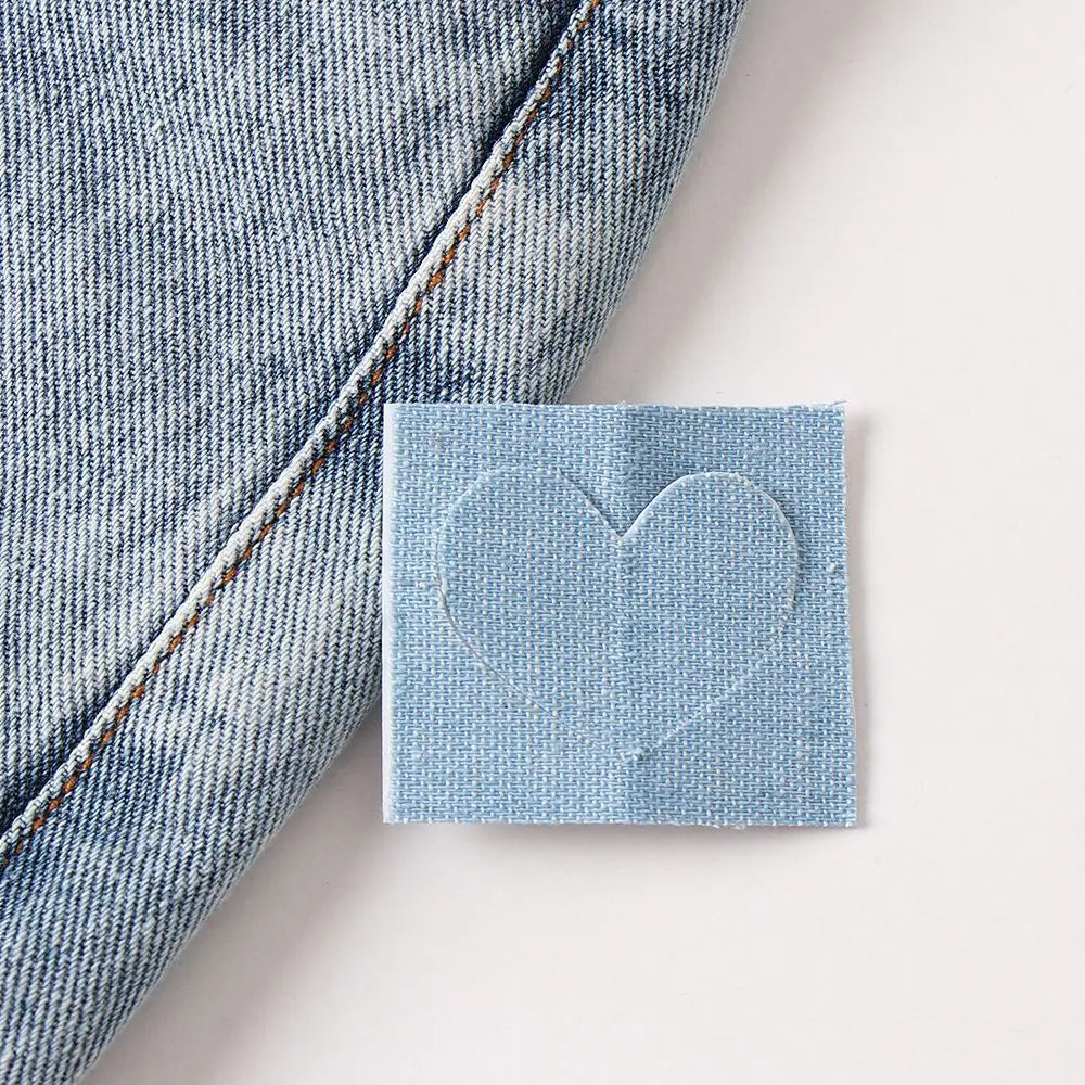 Iron-On & Sew-On Jean Repair Patches – Polyester Denim Clothing Repair Patches SWANS