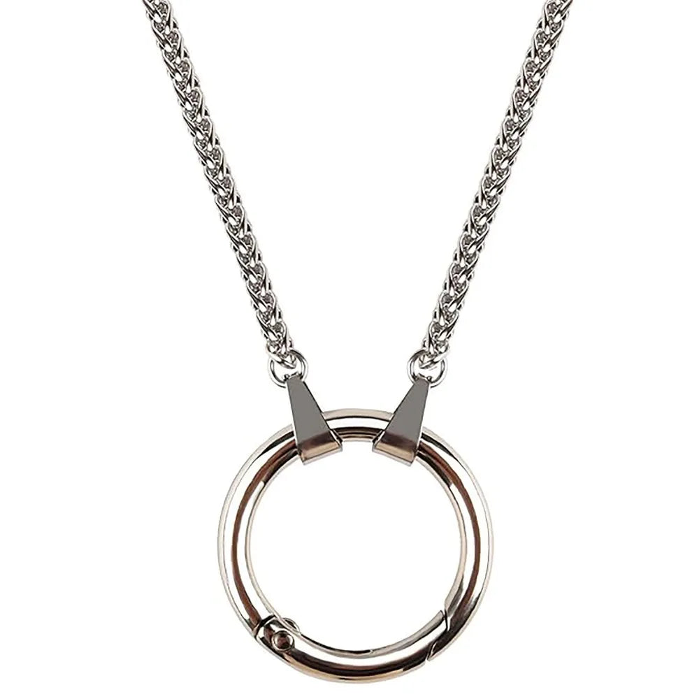 Zinc Alloy Eyeglass Chain Holder – Anti-Lost Neck Strap Eyeglass Chain Holder SWANS Silver