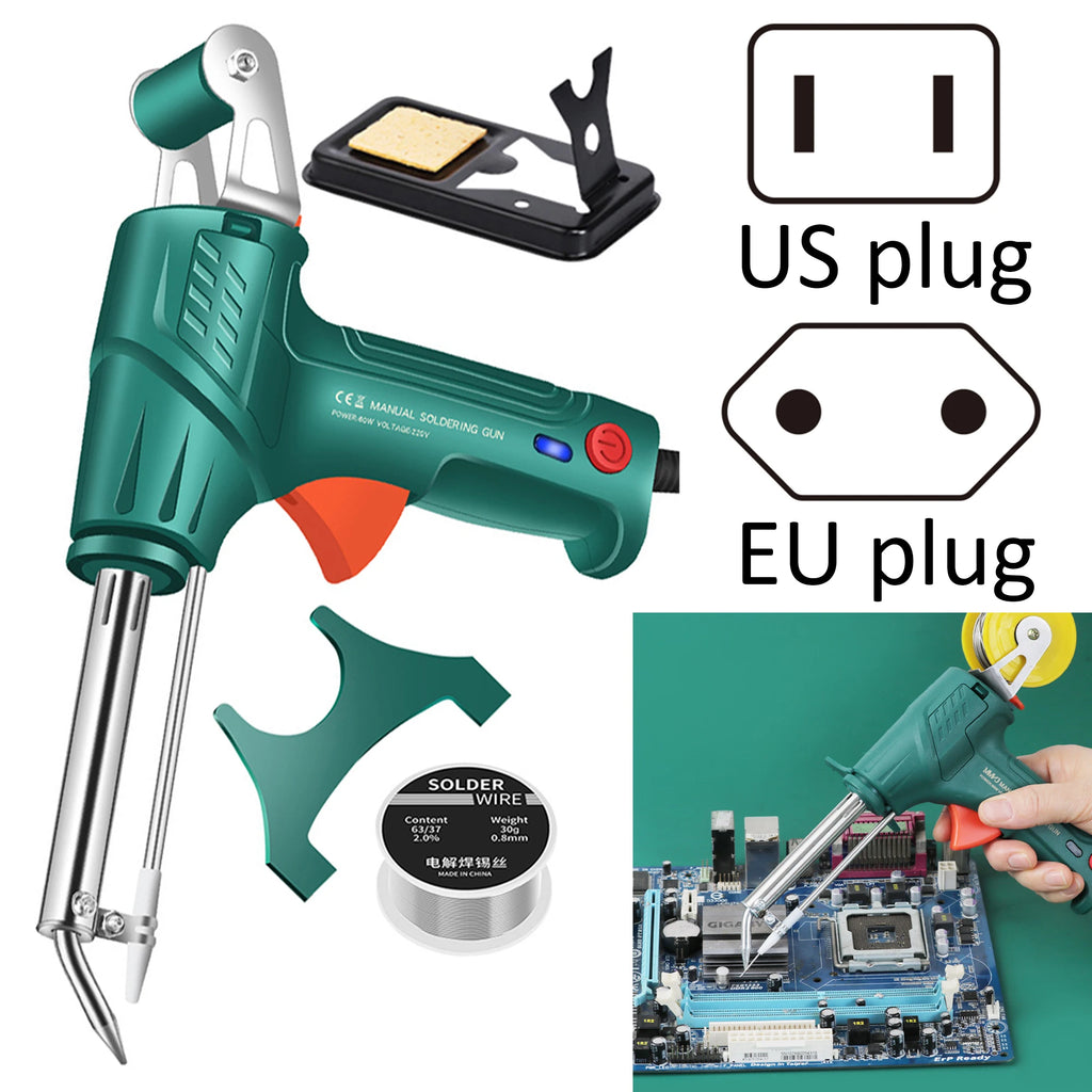 60W Automatic Corded Soldering Iron Set – Multi-Function Tool Soldering Iron Set SWANS