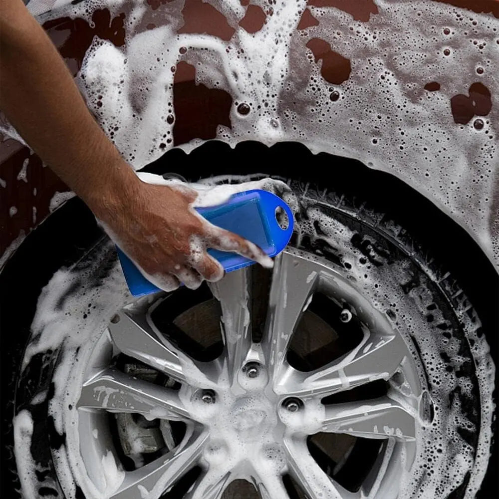 2-Piece Car Tire Wax Applicator Sponge Pad Set – Wheel Shine Tire Detailing Sponge SWANS