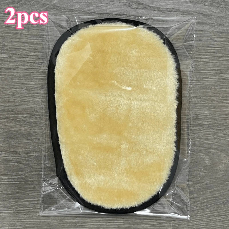 SWANS Microfiber Car Cleaning Gloves & Detailing Brush Set Car Cleaning Set SWANS yellow 2pcs