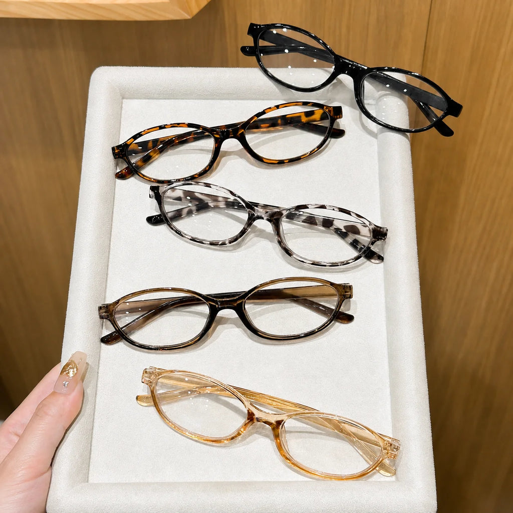 Vintage Small Oval Full Rim Eyeglass Frames – Lightweight Eyeglass Frames SWANS