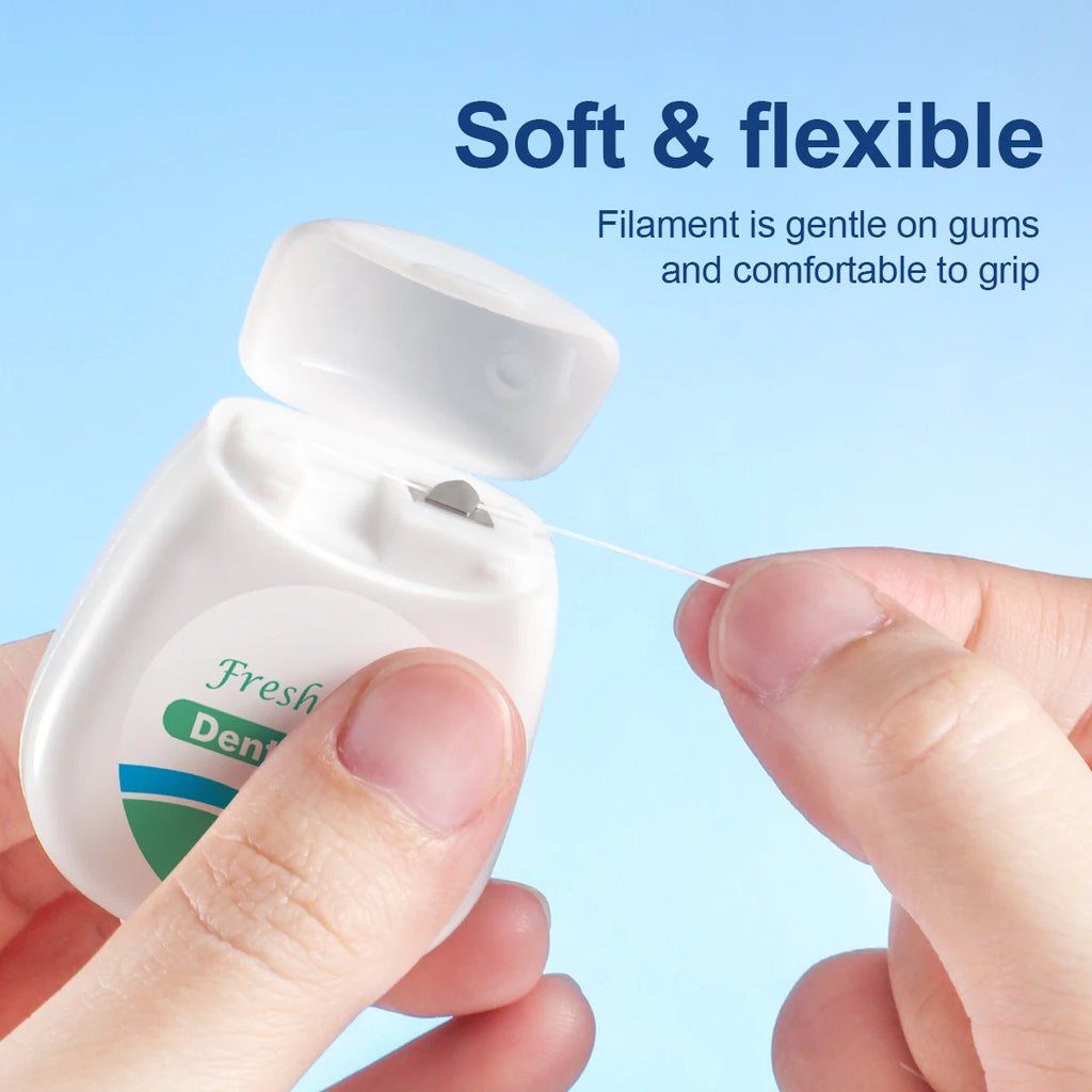 SWANS Mint Dental Floss Roll 50M | 3, 6 & 12 Pack Dental Floss Roll SWANS