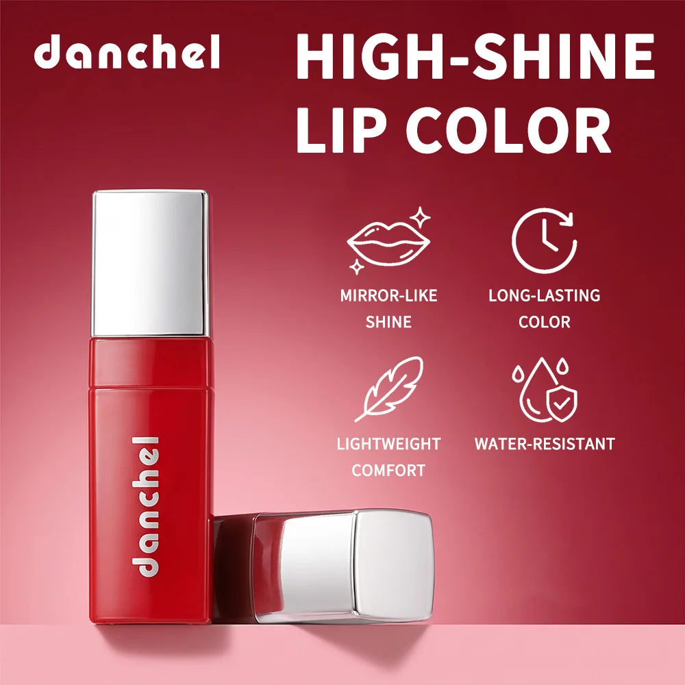 Danchel Mirror Shine Lip Tint – Waterproof Glossy Lacquer 10ml Glossy Lip Tint SWANS