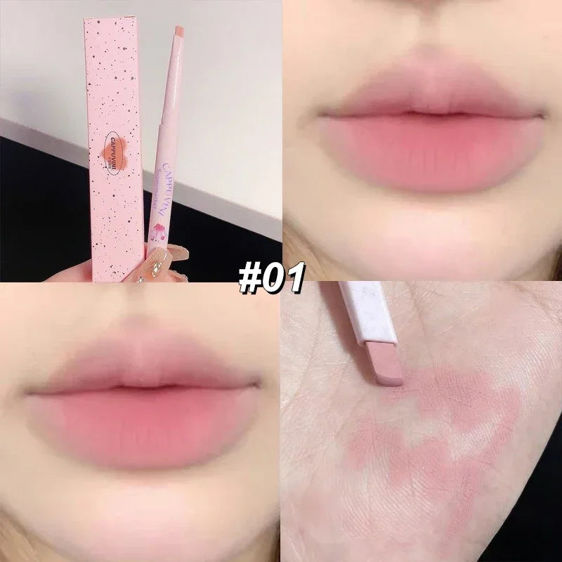Velvet Matte Waterproof Lip Liner Pencil – 5 Nude Pink Shades Lip Liner Pencil SWANS 01