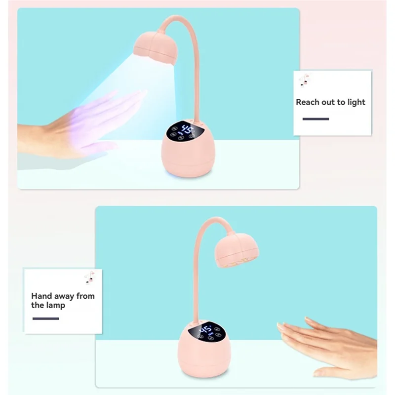 AA20-M2 Wireless UV LED Nail Lamp – Lotus Induction Nail Dryer UV LED Nail Lamp SWANS