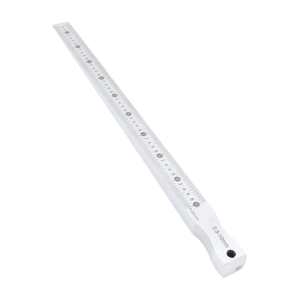Wedge Feeler Gauge 0.5–10mm Stainless Steel Thickness Tool Feeler Gauge SWANS