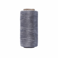 Waxed Thread Cord 0.8MM 260M – Leather & DIY Craft String Waxed Craft Thread SWANS Grey