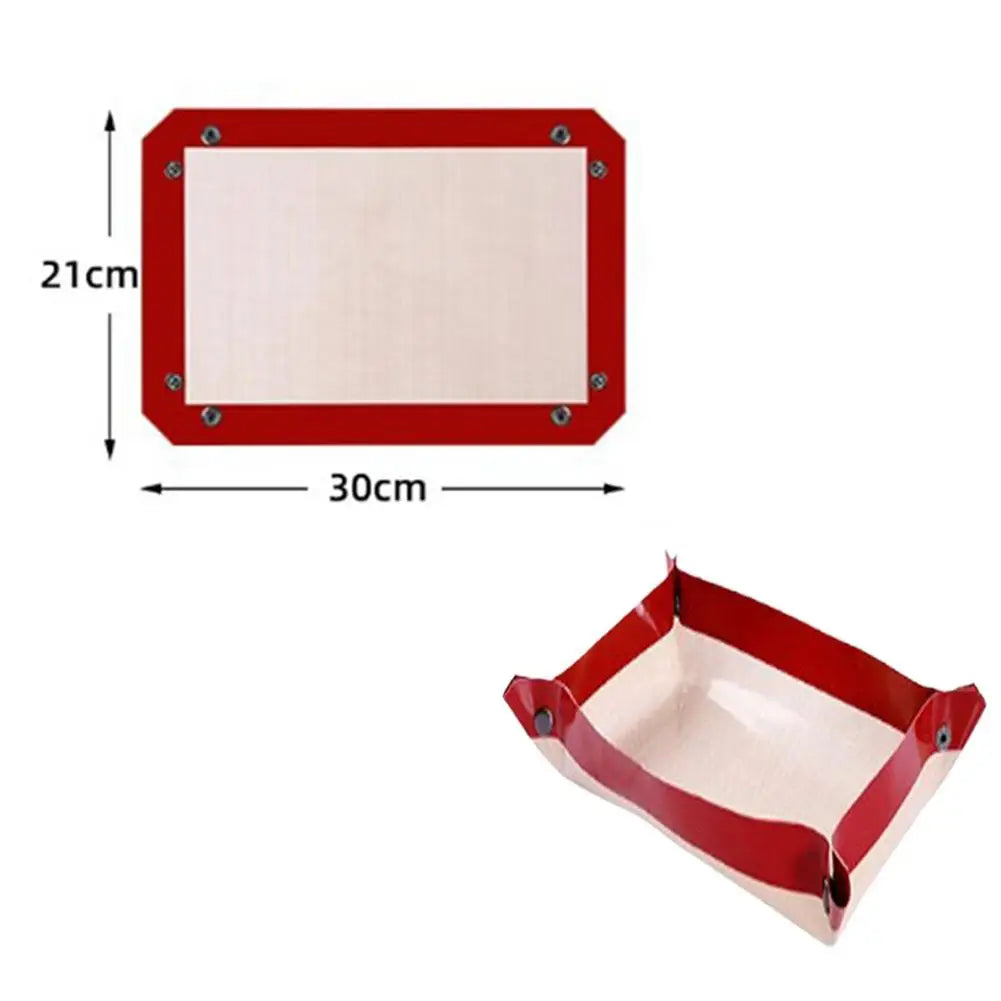 SWANS Silicone Baking Mat – Reusable Non-Stick Liner & Snap Tray Silicone Baking Mat SWANS 21cm x 30cm