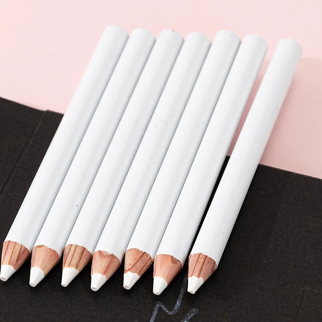 White Tailor Chalk Fabric Pencils Sewing Marker Set 4/6pcs Fabric Marking Pencil SWANS