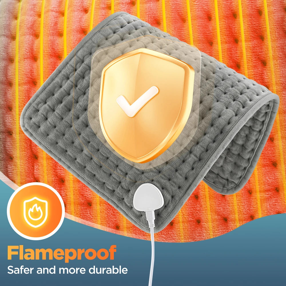 Electric Heating Pad 10-Level Temp & Timer – Washable Body Warmer Electric Heating Pad SWANS