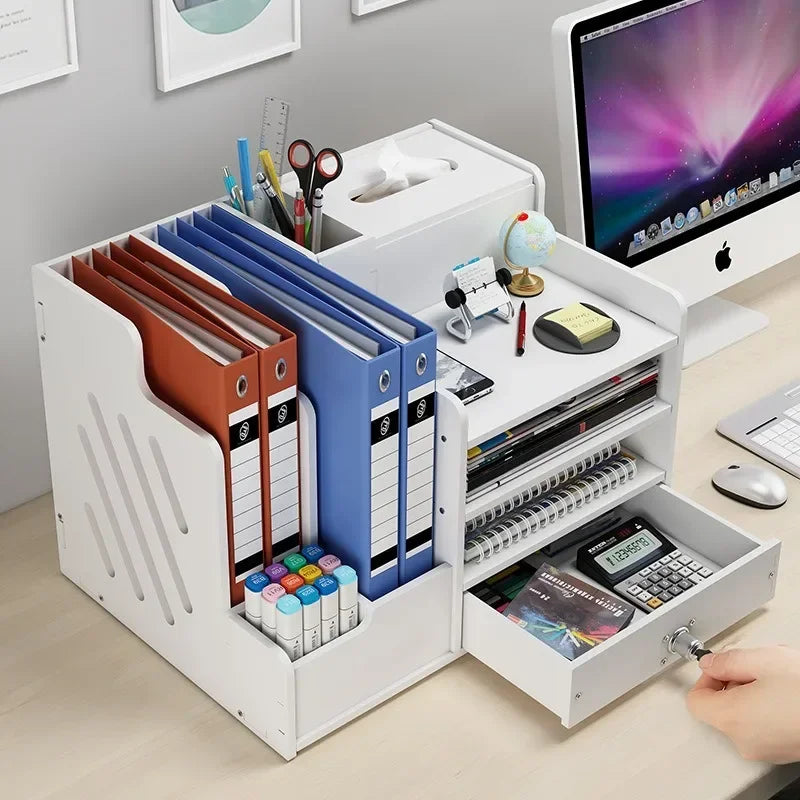 SWANS Multifunctional Desktop Storage Drawer & Organizer Desktop Drawer Organizer SWANS