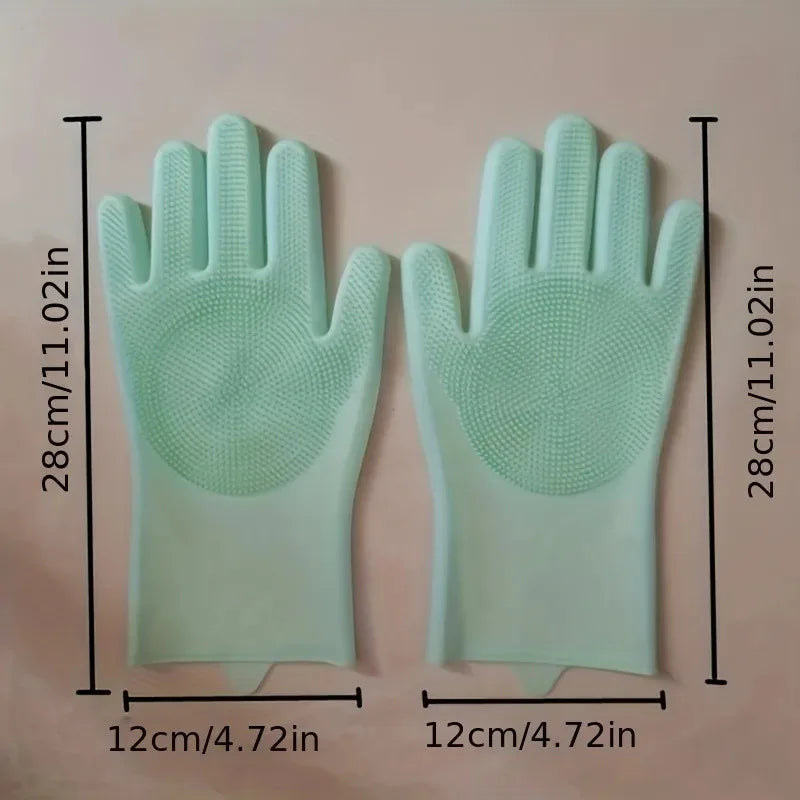 SWANS Pet Silicone Grooming Glove – Dog & Cat Bath Brush Pet Grooming Glove SWANS