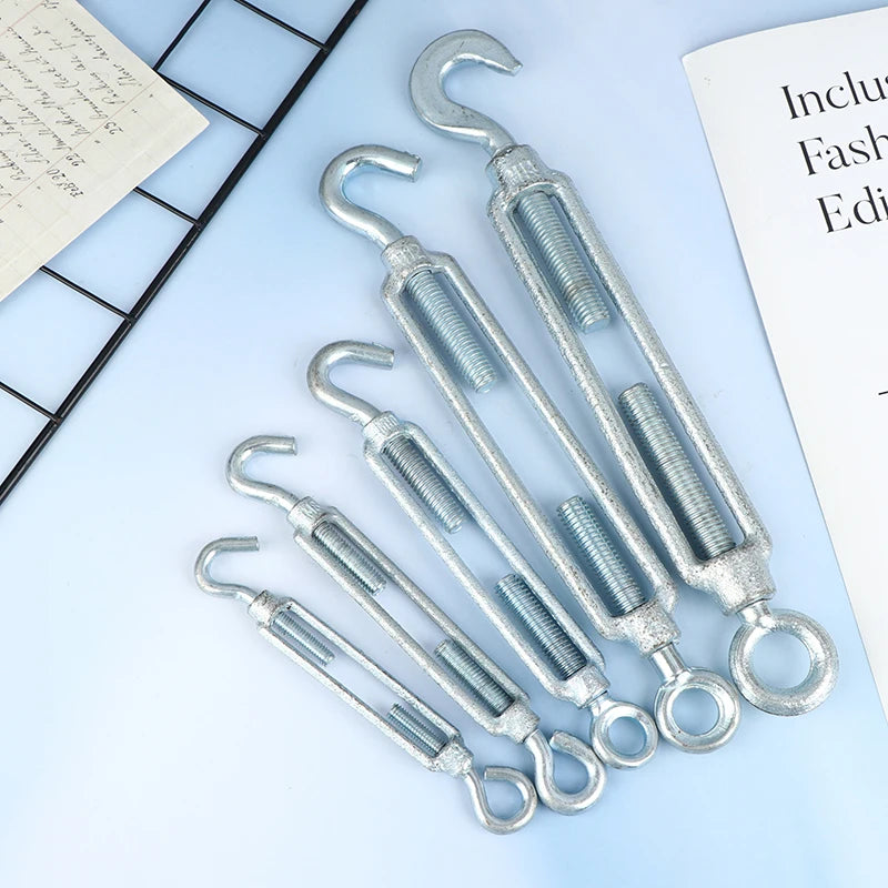 Stainless Steel Turnbuckle Wire Rope Tensioner M6–M14 OC OO CC Wire Rope Turnbuckle SWANS