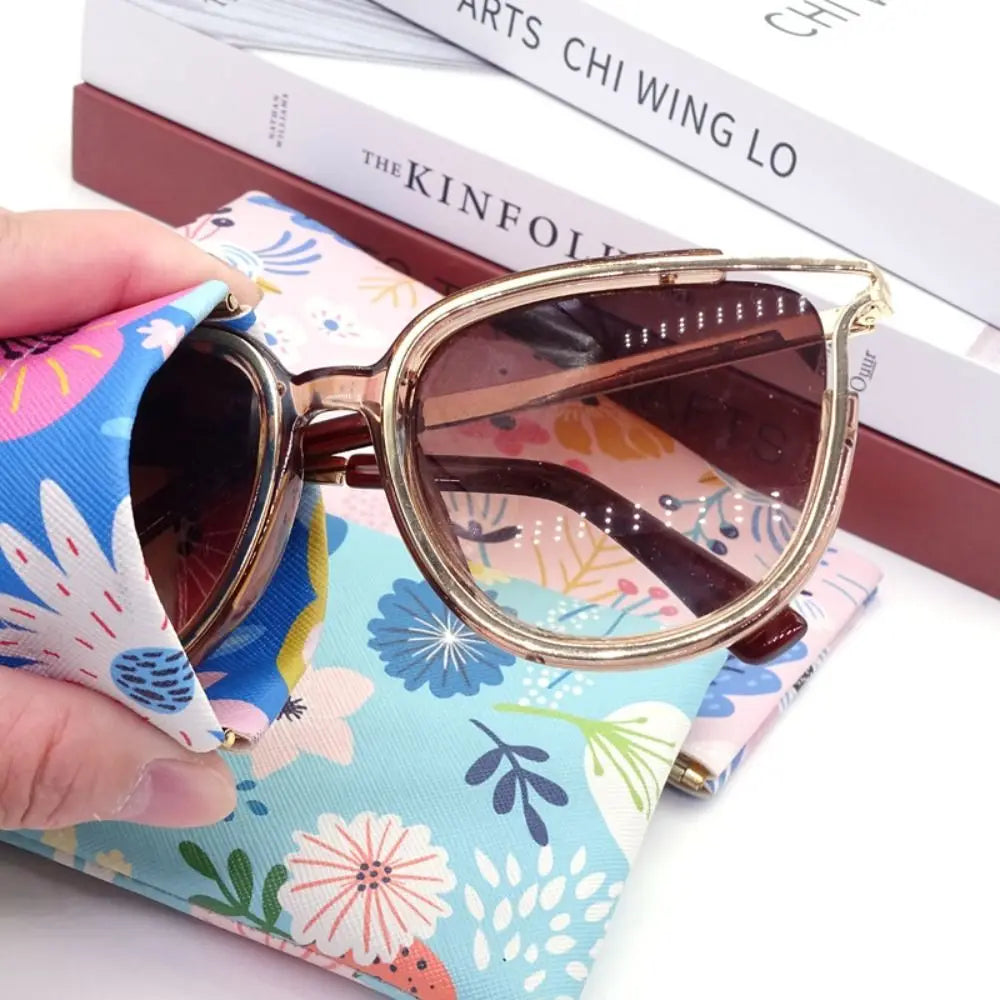 PU Leather Sunglasses Case – Soft Shell Eyewear Storage Bag Eyewear Storage Case SWANS