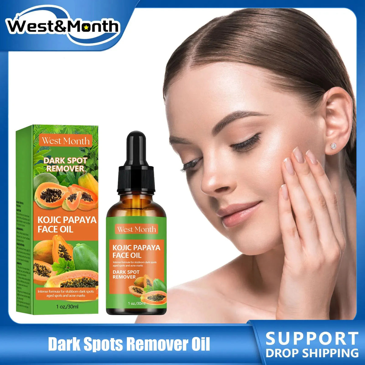 West Month Dark Spot Brightening Whitening Face Oil 30ml Brightening Face Oil SWANS