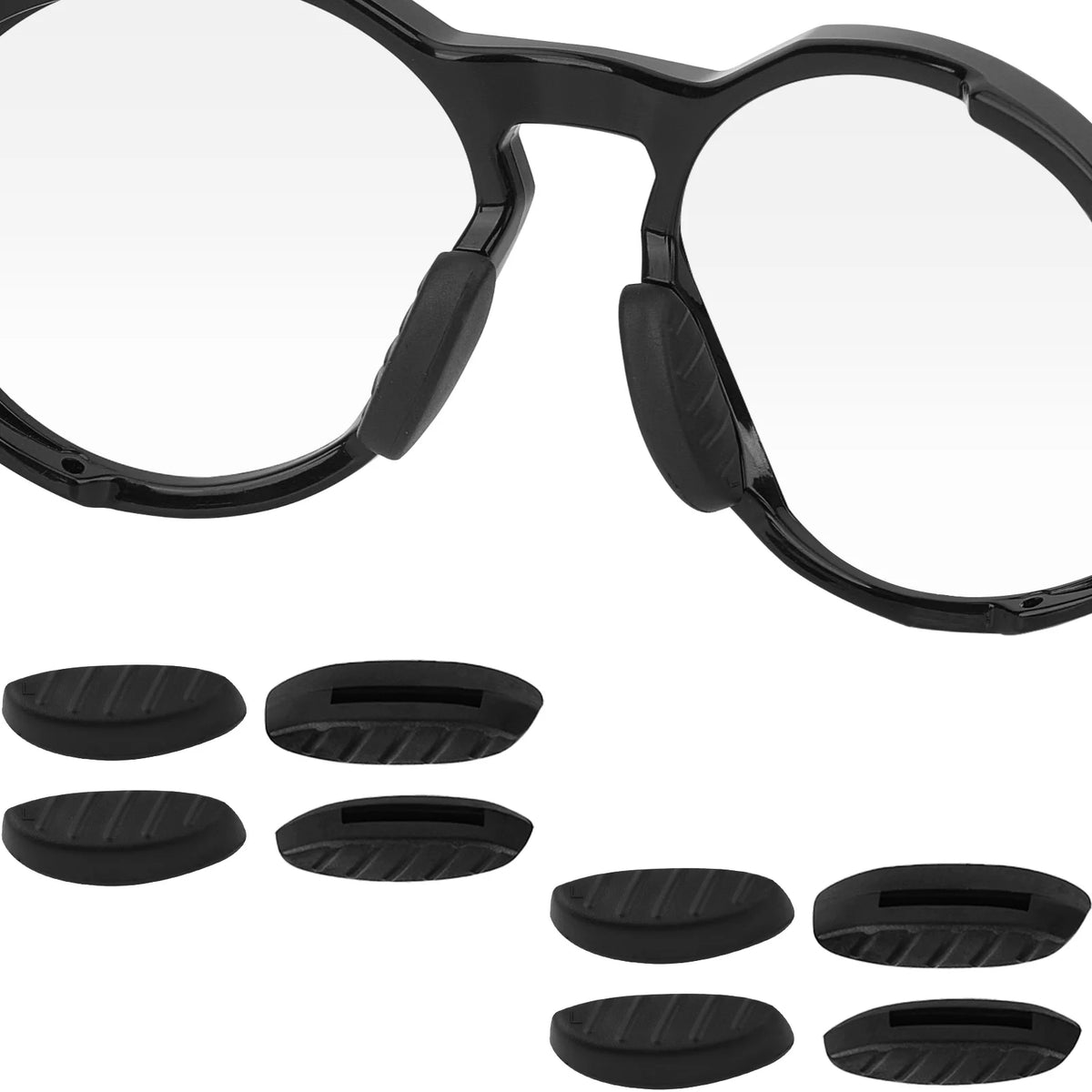 Silicone Nose Pads for Oakley Plazma OO9019 & OO9019A Frames Eyewear Accessories SWANS 2 Pairs