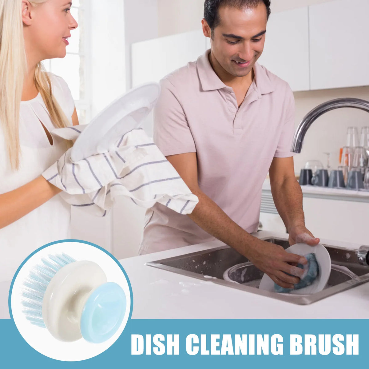 Heavy Duty Kitchen Scrub Brush – High Density Oil-Proof Bristles Kitchen Scrub Brush SWANS Default Title