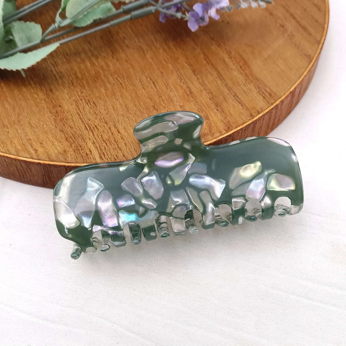 Vintage Hair Claw Clip – Elegant Classic Pattern for Women Hair Claw Clip SWANS 1 PC LS