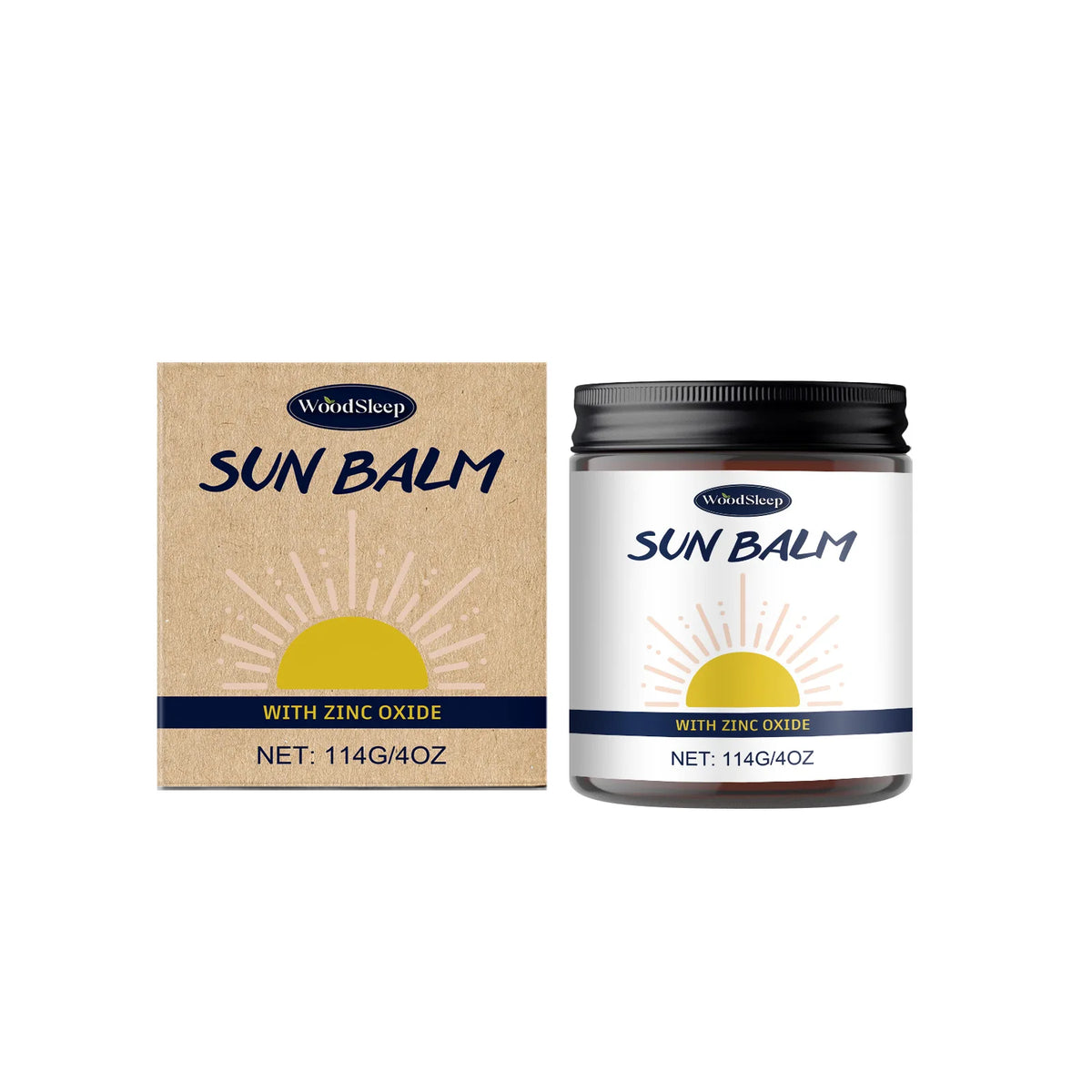 WOODSLEEP Beef Tallow Skin Care Set – Cream, Sunscreen & Soap Skin Care Set SWANS 114g Sunscreen
