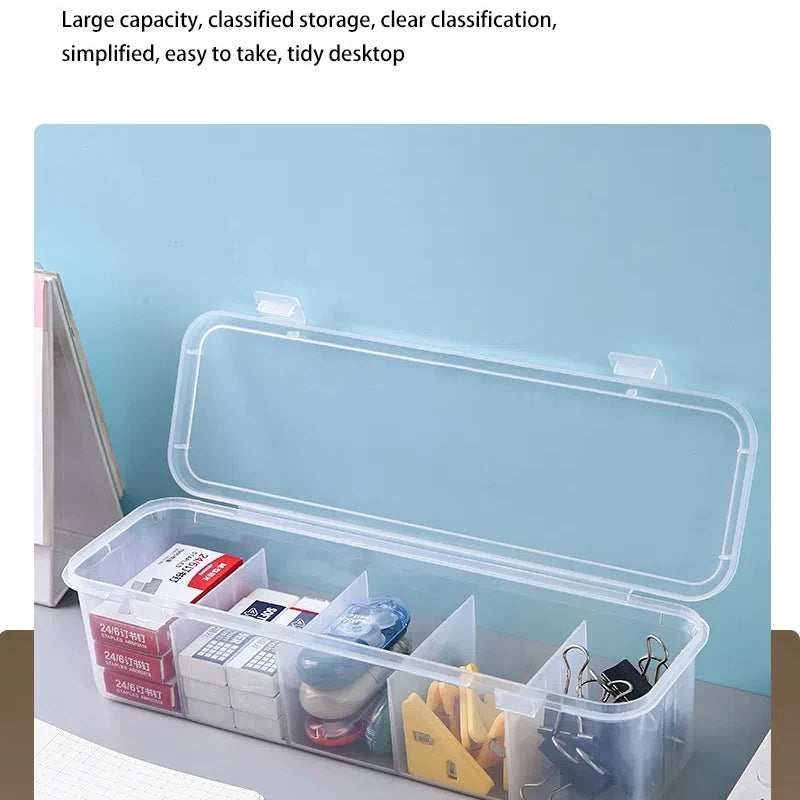 Transparent Dustproof Storage Box – Cable & Card Organizer Storage Organizer Box SWANS