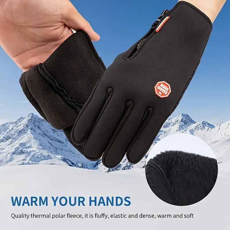 Thermal Touchscreen Winter Gloves – Driving, Cycling, Running Winter Sport Gloves SWANS