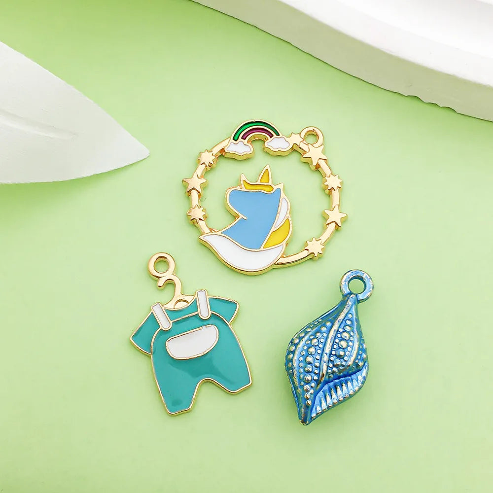 Cherry Blossom Alloy Charm Pendant for DIY Jewelry Making Jewelry Charm Pendant SWANS