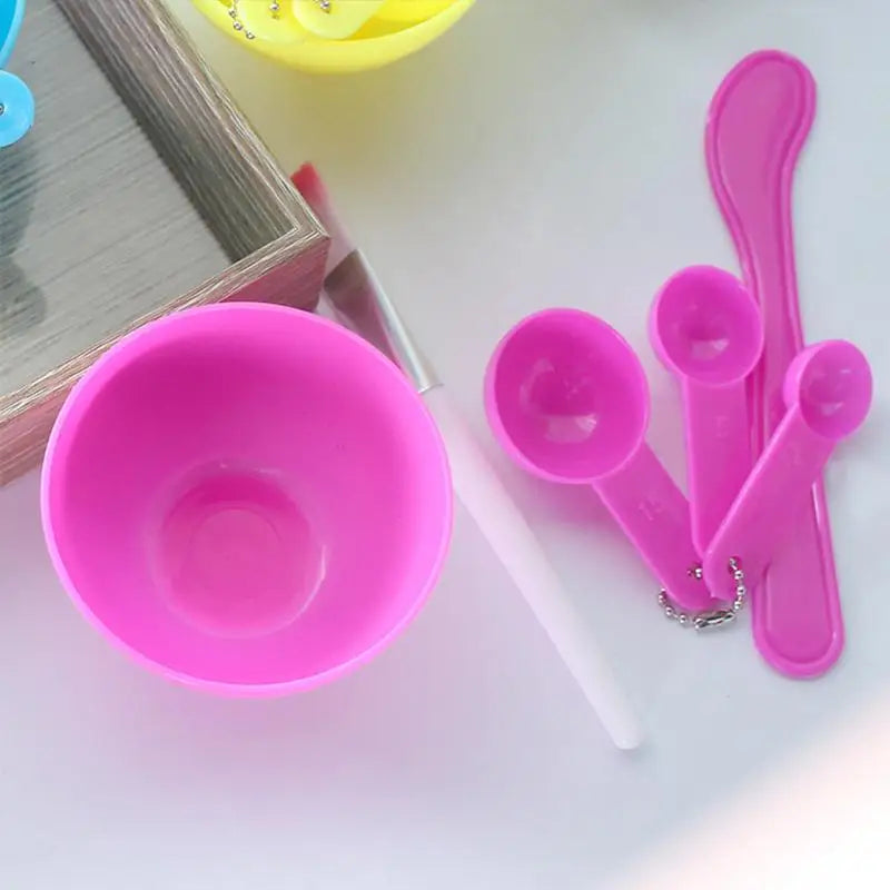 DIY Face Mask Bowl & 6-Piece Brush Set | Beauty Mixing Kit Face Mask Tool Set SWANS